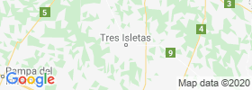 Tres Isletas map
